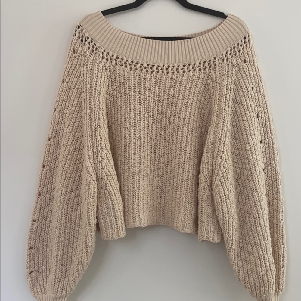 Free People off the shoulder sweater